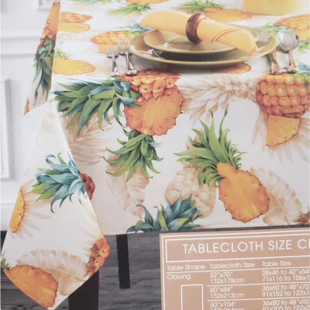 Printed Fabric Tablecloth 52